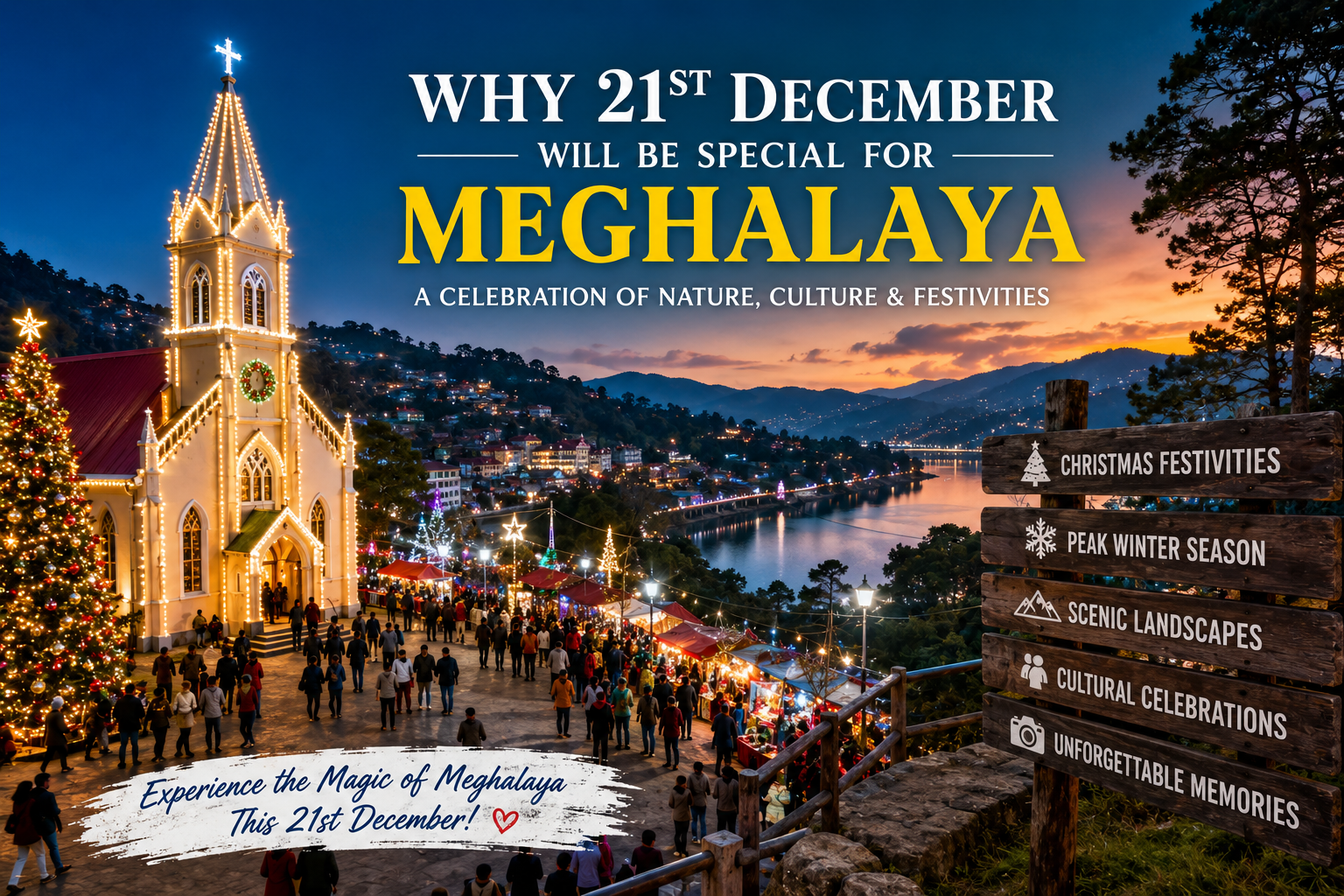 Why 21st December Will Be Special for Meghalaya: A Winter Celebration of Culture, Tourism, and Natural Beaut